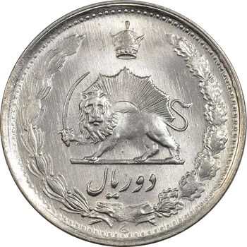 سکه 2 ریال 1340 - MS64 - محمد رضا شاه