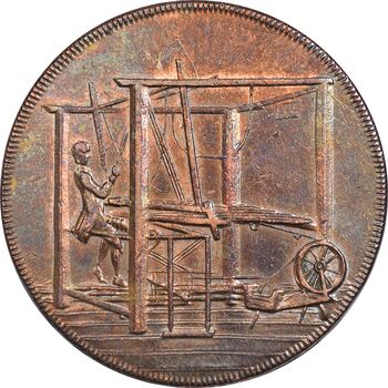 ژتون 1/2 پنی 1792 جان هاروی - AU50 - انگلستان