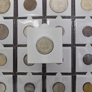 سکه 1000 دینار 1305 خطی - MS64 - رضا شاه