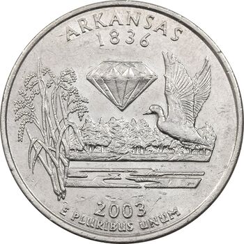 سکه کوارتر دلار 2003D ایالتی (آرکانزاس) - MS61 - آمریکا