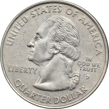 سکه کوارتر دلار 2005D ایالتی (ویرجینیای غربی) - AU55 - آمریکا