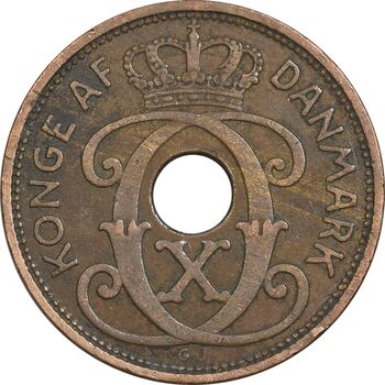 سکه 2 اوره 1937 کریستیان دهم - EF40 - دانمارک