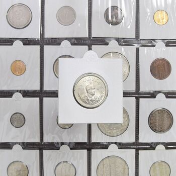 سکه 2000 دینار 1306 تصویری - ضرب هیتون - MS65 - رضا شاه