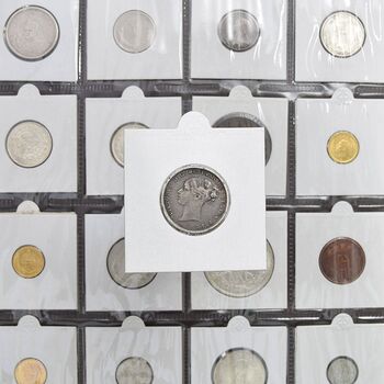 سکه 3 پنس 1885 ویکتوریا - EF45 - انگلستان