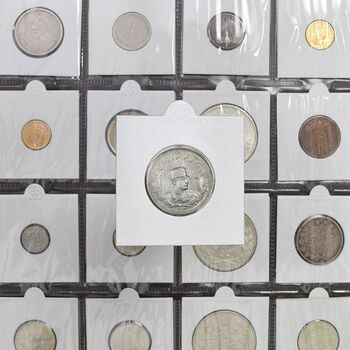 سکه 1000 دینار 1307 تصویری - MS63 - رضا شاه