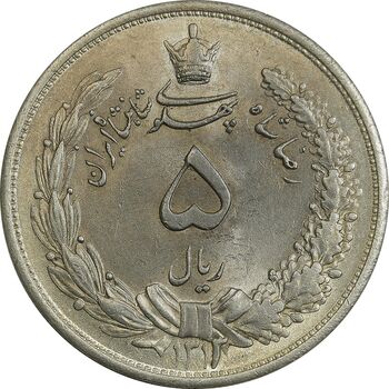 سکه 5 ریال 1313 - MS63 - رضا شاه