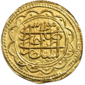 سکه طلا پولکی امام رضا (ع) 1305 - UNC - ناصرالدین شاه