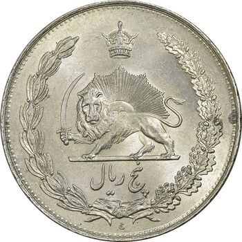 سکه 5 ریال 1310 - MS63 - رضا شاه