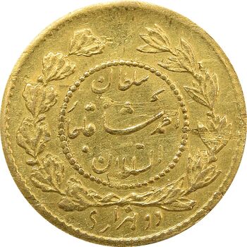 سکه طلا 2000 دینار 1335 تصویری - MS62 - احمد شاه