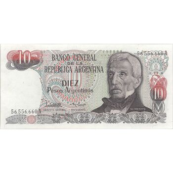 اسکناس 10 پزو بدون تاریخ (1984) جمهوری فدرال - PCL, EGV - تک - UNC63 - آرژانتین
