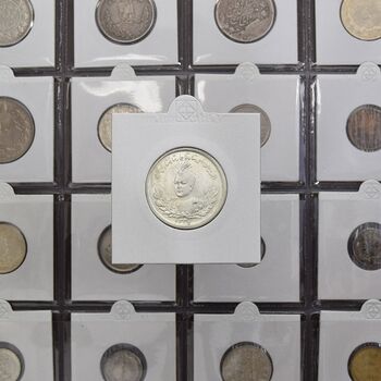 سکه 2000 دینار 1331 تصویری - MS61 - احمد شاه