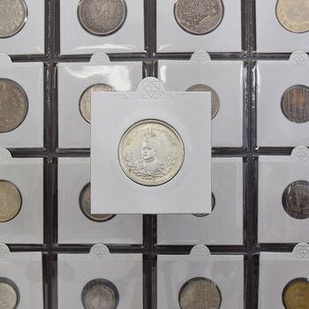 سکه 2000 دینار 1336 تصویری - MS61 - احمد شاه
