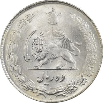سکه 10 ریال 1336 - MS63 - محمد رضا شاه