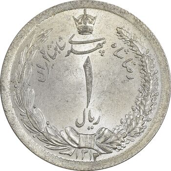 سکه 1 ریال 1312 - MS65 - رضا شاه