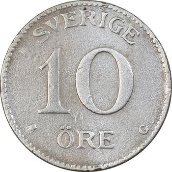 سکه 10 اوره 1938 گوستاو پنجم - EF40 - سوئد
