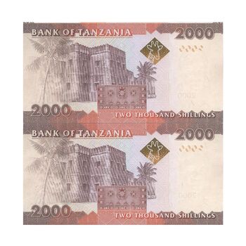اسکناس 2000 شیلینگ بدون تاریخ (2015) جمهوری - جفت - UNC64 - تانزانیا