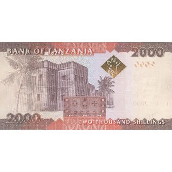 اسکناس 2000 شیلینگ بدون تاریخ (2015) جمهوری - تک - UNC64 - تانزانیا