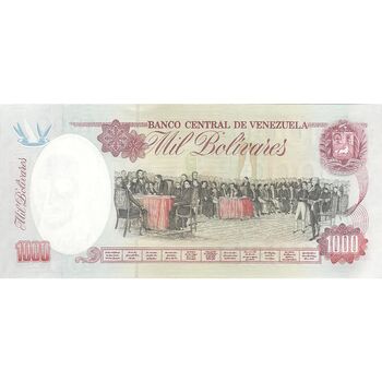 اسکناس 1000 بولیوار 1998 جمهوری چهارم - تک - UNC63 - ونزوئلا