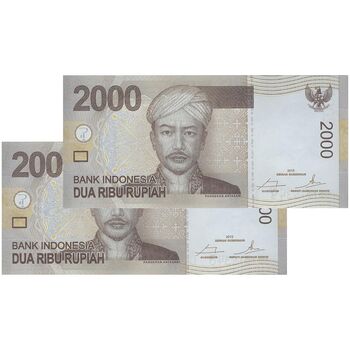 اسکناس 2000 روپیه 2009 جمهوری - جفت - UNC63 - اندونزی