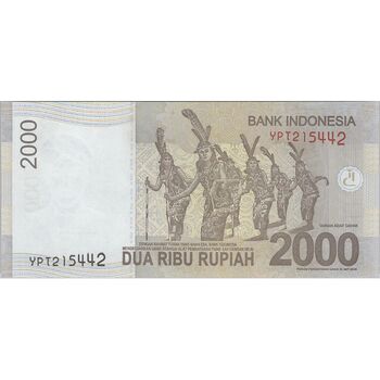 اسکناس 2000 روپیه 2009 جمهوری - تک - UNC63 - اندونزی