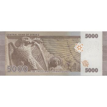 اسکناس 5000 لیره 2019 جمهوری عربی - تک - UNC63 - سوریه