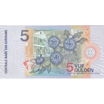 اسکناس 5 گلدن 2000 جمهوری - تک - UNC63 - سورینام