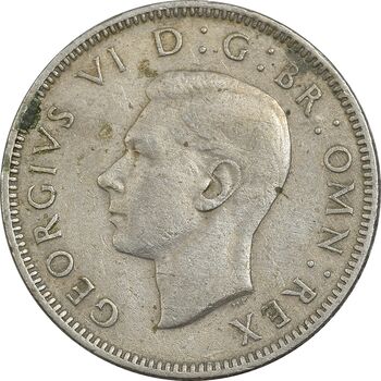 سکه 1 شیلینگ 1948 جرج ششم - تیپ 1 - EF45 - انگلستان