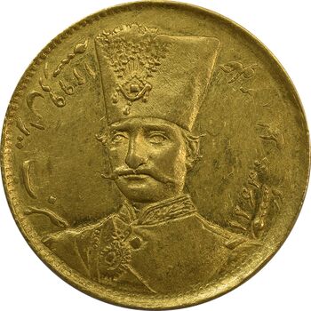 سکه طلا 1 تومان تصویری 1299 - MS63 - ناصرالدین شاه