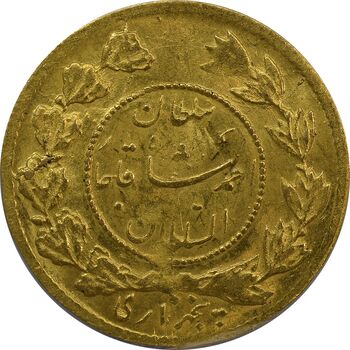 سکه طلا 5000 دینار 1337 تصویری - MS63 - احمد شاه