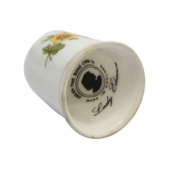 انگشتانه چینی قدیمی طرح گل - کد 005808