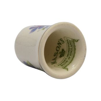 انگشتانه چینی قدیمی طرح گل - کد 005845