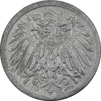 سکه 10 فینیگ 1918 ویلهلم دوم - EF40 - آلمان