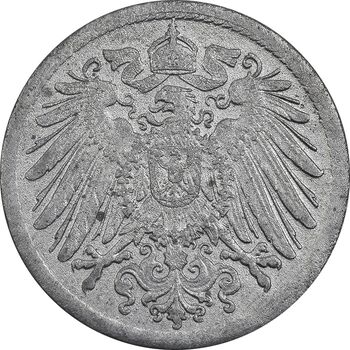 سکه 10 فینیگ 1919 ویلهلم دوم - EF40 - آلمان