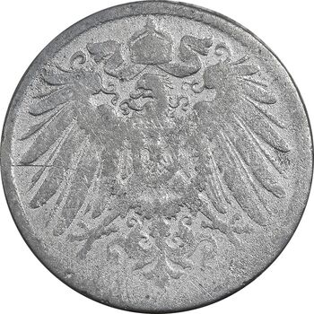 سکه 10 فینیگ 1918 ویلهلم دوم - VF35 - آلمان