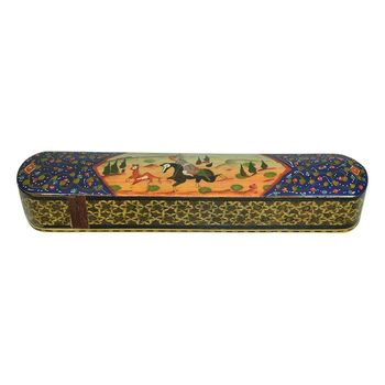 جاقلمی خاتم کاری طرح شکارگاهی - 051331
