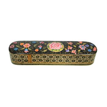 جاقلمی خاتم کاری طرح گل - 051337