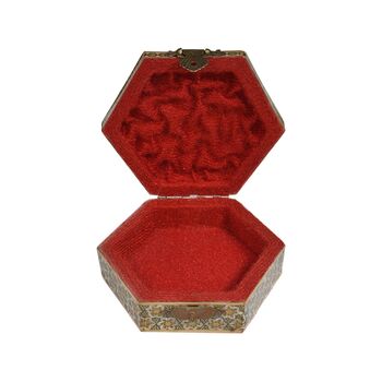 جعبه خاتم کاری طرح شکارگاهی - 051349