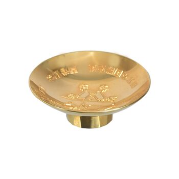 کاسه دکوری برنز با روکش آب طلا 24 عیار (با جعبه) - ساخت ژاپن - 051328