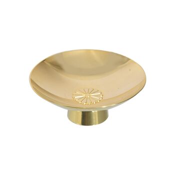 کاسه دکوری برنز با روکش آب‌طلا 24 عیار (با جعبه) - ساخت ژاپن - 051330