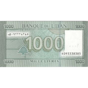 اسکناس 1000 لیره 2016 جمهوری - تک - UNC64 - لبنان