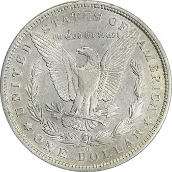 سکه یک دلار 1889 - O - مورگان - MS61 - آمریکا