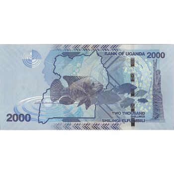 اسکناس 2000 شیلینگ 2015 جمهوری - تک - UNC64 - اوگاندا