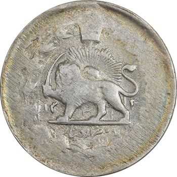 سکه 2000 دینار 1312 خطی (واریته تاریخ) - VF - مظفرالدین شاه