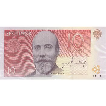 اسکناس 10 کرونی 2007 جمهوری - تک - UNC64 - استونی