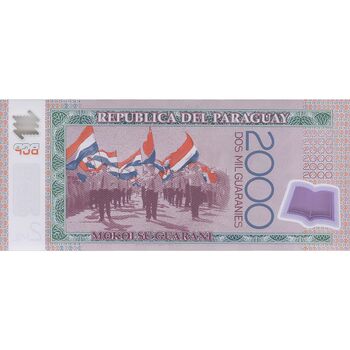 اسکناس 2000 گوارانی 2011 جمهوری - تک - UNC65 - پاراگوئه