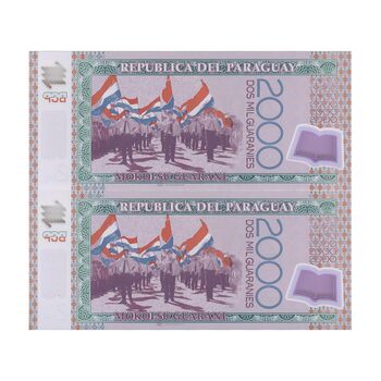اسکناس 2000 گوارانی 2009 جمهوری - جفت - UNC65 - پاراگوئه