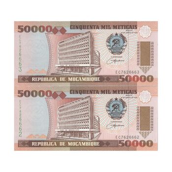 اسکناس 50000 متیکال 1993 جمهوری - جفت - UNC64 - موزامبیک