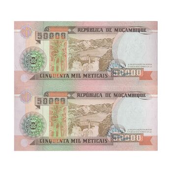 اسکناس 50000 متیکال 1993 جمهوری - جفت - UNC64 - موزامبیک