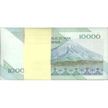 بسته اسکناس 10000 ریال امام (مظاهری - نوربخش) - UNC - جمهوری اسلامی