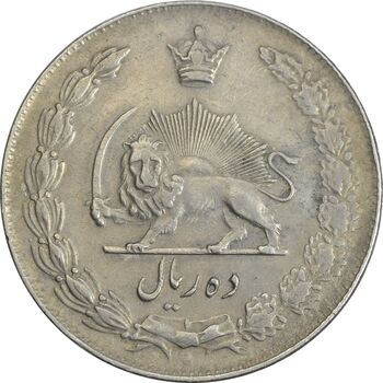 سکه 10 ریال 1335 - EF45 - محمد رضا شاه